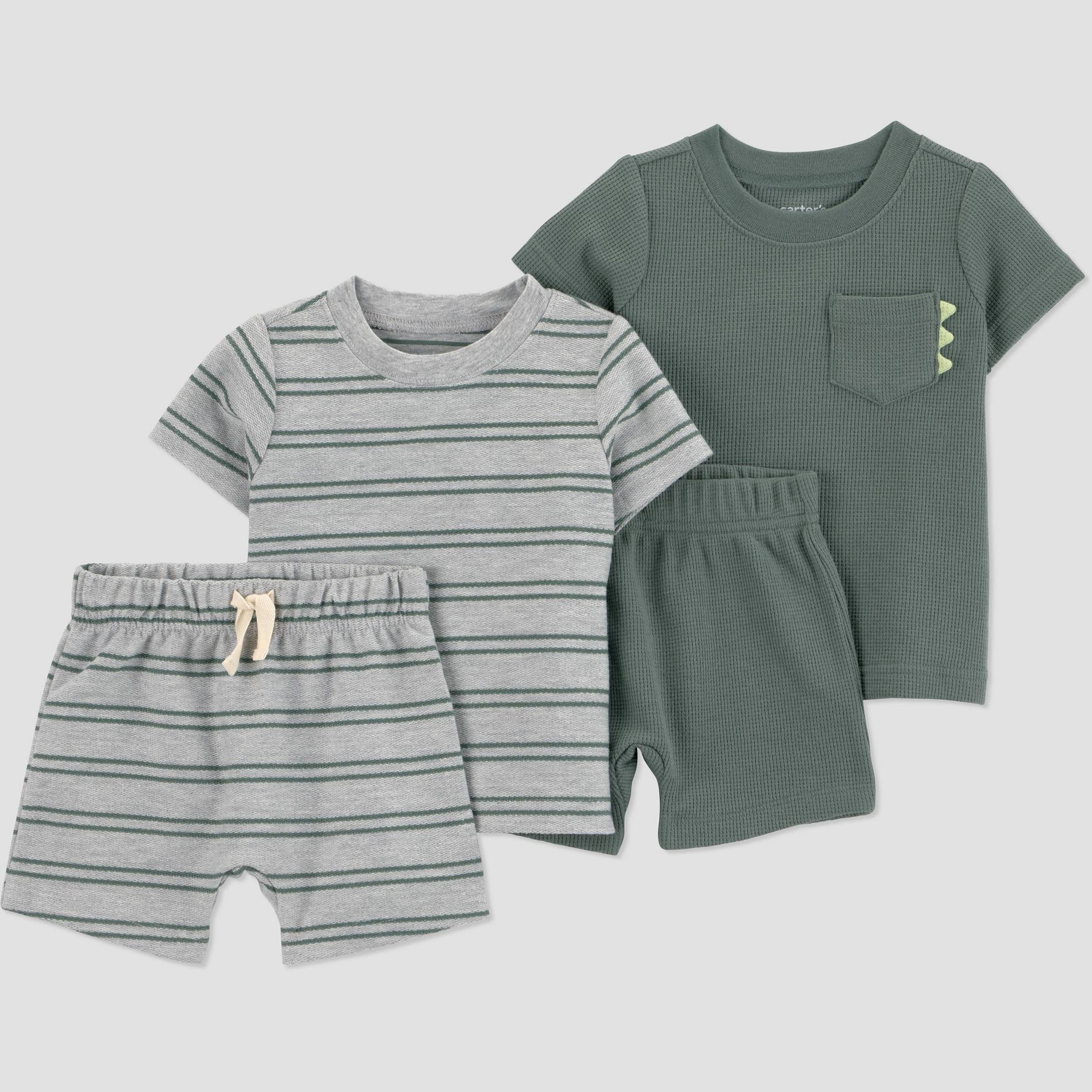 Carter's Just One You® Baby Boys' 4pc T-Shirt and Shorts Set