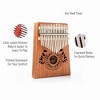 Unokki 17 Key Kalimba Thumb Piano with Ore Steel Tines Includes Hard Case, Tuning Hammer Light Brown Finish - 7.4 in x 5.2 in - 4 of 4