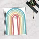Willow Creek Press 2023-24 Academic Weekly Planner 6.5"x8.5" Softcover Retro Rainbow