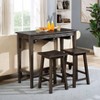 3pc Helbrana Bar Height Dining Set - HOMES: Inside + Out - 2 of 4