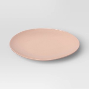 10.5" New Modern Coupe Dinner Plate Pink - Threshold™ - 1 of 3
