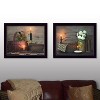 Gulches 2-Piece Vignette By Susan Boyer, Printed Wall Art, Ready To Hang Framed Poster, Black Frame(Baskets and Flowers Collection) - 2 of 4