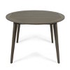 Acacia Wood Outdoor Dining Table, Round Farmhouse Patio Dining Table for Garden, Backyard, Deck or Porch-Maison Boucle - 4 of 4