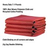 Stalwart 72x80 Weighted Moving Blanket, Red - image 3 of 4