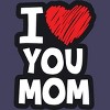 Women's Design By Humans I Love You Mom Heart By solon2020 Racerback Tank Top - 2 of 2