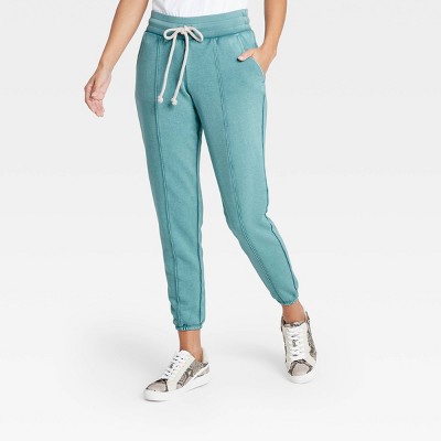 mid rise fleece joggers