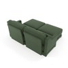 Christopher Knight Home Rex 73" Chenille Upholstered 2 Seat Sectional Sofa with Two Ottomans - 4 of 4