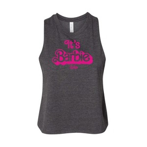 Women's - Barbie - It's Barbie Pink Graphic Racerback Tank - 1 of 3
