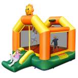 Costway Inflatable Bounce Castle Jumping House Kids Playhouse w/ Slide Blower Excluded