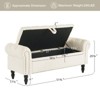 52" Long Storage Footboard Bench - 2 of 2