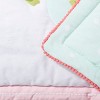 Crib Bedding Set Floral Fields 4pc - Cloud Island™ Pink/Mint - image 3 of 4