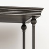 84.75" Abramo Industrial 5 Shelf Bookcase Gray - Christopher Knight Home: Tall, Metal Piping, X-Frame Stretcher - 4 of 4