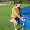Bestway Flowclear Pro Rectangular UV Resistant Polyethylene Above Ground Swimming Pool Cover with Ropes (Pool Not Included) - 3 of 4