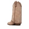 XTI Women's Suede Foldover Booties 144467 - 3 of 4