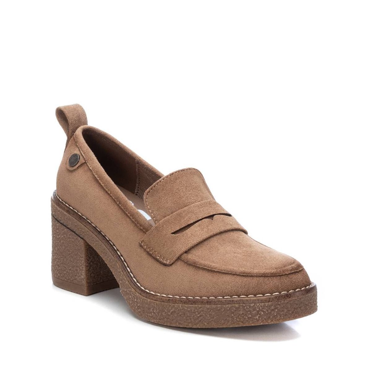 Обувь Refresh Shoes Women's heeled moccasins 170994 TAUPE 9.5 — фото 3