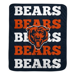 NFL Chicago Bears Repeat Refresh Ultra Soft Blanket - 1 of 1
