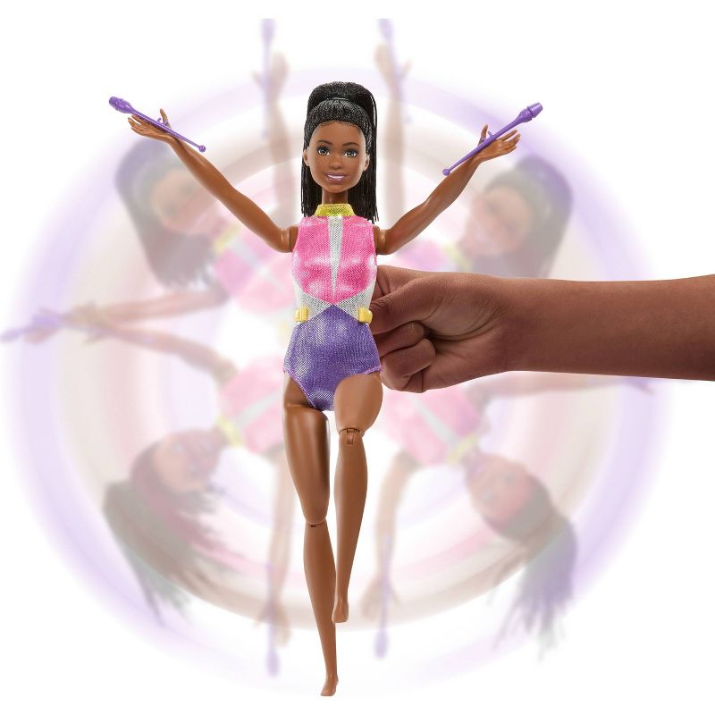 Barbie &#34;Brooklyn&#34; Gymnast Doll &#38; Playset with Fashion Doll, Puppy, Trampoline and Accessories (Target Exclusive), 3 of 6