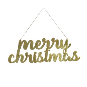 HGTV Home Collection Metal Sign With Gold Finish, Gold, 19 in - 1 of 3