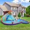 Outsunny 4 in 1 Water Slide, Inflatable Bounce House with Slide, Pool, Climbing Wall, Water Cannon, Blower, Carrying Bag, for 3-8 Years Old - 2 of 4
