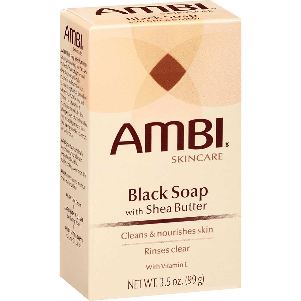 UPC 301875482350 product image for Ambi Skincare Black Soap with Shea Butter And Vitamin E Facial Cleanser - 3.5oz, | upcitemdb.com