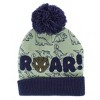 Snuggle Buds Boy's Toddler (1-3) Dinosaur Winter Beanie and Gloves 2 Piece Set - 2 of 3