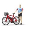 Bruder bworld Road Bike with Figure - 4 of 4