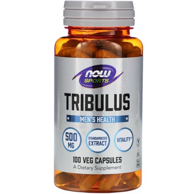 Now Foods Tribulus, 500 mg, 100 Veg Capsules, Herbal Supplements