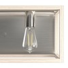 Hunter Fans 25" Squire Manor Wall Light Brushed Nickel 3-Light Vanity Fixture for Damp Rated Indoor Spaces - 2 of 4