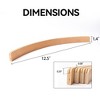 GSE 12.5"/17.5" Set of 4 Playing Cards Holders, Wooden Curved Playing Card Racks for Kids, Adults and Seniors - 2 of 4