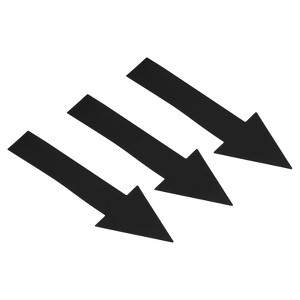 Unique Bargains Directional Sign PVC Adhesive Removable Small Arrow Sticker 4 Sheet - 1 of 4