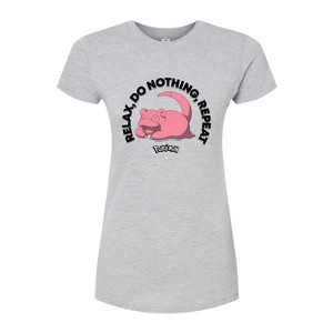 Women's - Pokémon - No Thoughts Fitted Graphic T-Shirt - 1 of 3