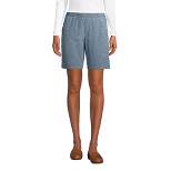Lands' End Women's Mid Rise Elastic Waist Pull On 10" Knockabout Chino Bermuda Shorts