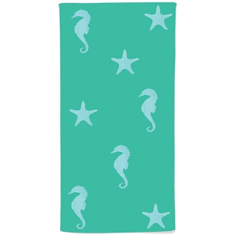 Kovot Beach Towel, 100% Cotton Towel, 31" x 63", Super Soft, Ultra Absorbent, Quick Dry and Machine Washable Beach Towels (Seaduction), 5 of 6