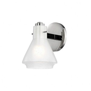 Mitzi Rosie 1 - Light Wall Light in  Polished Nickel Clear Bubble Shade - 1 of 1