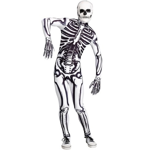 halloween clip art black and white skeleton