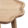 Kate and Laurel Alezar Scallop Wood Side Table - 3 of 4