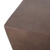 Maggift Patio End Tables Accent Side End Table for Outdoor and Indoor, Garden, Backyard Use, Special Design, Brown, 20.5"*21"*18" - 4 of 4
