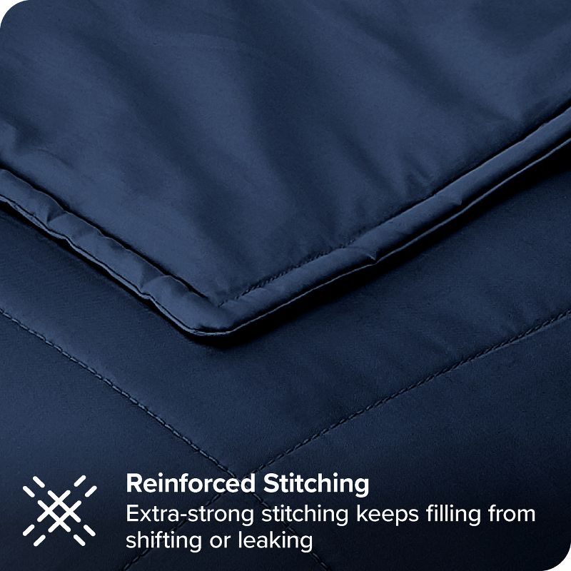 80"x87" 25-30lbs Weighted Blanket for Adults by Bare Home, 6 of 8