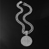 Men's Star Cuban Chain - Rhinestone Hip Hop Necklace, Gold Plated - 3 of 4