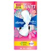 Always Radiant FlexFoam Teen Pads Regular Absorbency with Wings - Unscented - 28ct - image 2 of 4