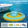 Sandinrayli Inflatable Water Hammock Round Float Ring, Circle Floating Mat for Pool, Lake Floats for Adults, Water Raft - 3 of 4