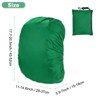 Unique Bargains Waterproof Backpack Rain Cover with A Carry Pouch for Hiking/Biking 1 Pc - 3 of 4