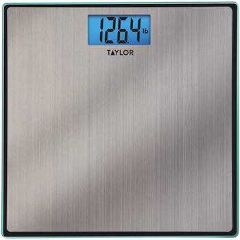 Thinner by Conair Scale for Body Weight, Digital Bathroom Scale in Silver
