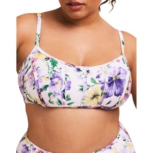 Adore Me Women's Valcea Swimwear Floral Top - 1 of 4