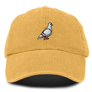Dalix Pigeon Embroidered Cap Cotton Baseball Dad Hat for Men & Women Casual Cool - 1 of 4