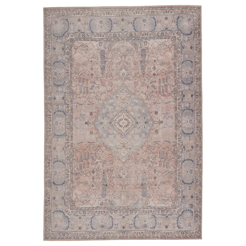 Photos - Area Rug 2'6"x7'6" Runner Kadin Medallion Rug Pink/Blue - Jaipur Living