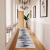 Lahome Machine Washable Modern Abstract Floor Mat-Non Slip Ultra Thin Soft Rug for Living Room, Bedroom, or Office - 4 of 4