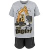 Funstuff Dinosaur Animal Video Game Astronaut Truck Athletic Truck T-Shirt & Mesh Shorts Outfit Toddler to Little Kid - 2 of 4