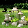 NAYSAYE Planter Decorative Sand and Cement Snail Planter with Textured Beige Finish for Indoor Outdoor Garden, Beige, 8.3"*7"*4.7" - 3 of 4