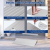 Threshold Ramps for Doorways, Portable Aluminum Wheelchair Door Entry Ramps for Doorways Stairs Home Steps - 3 of 4